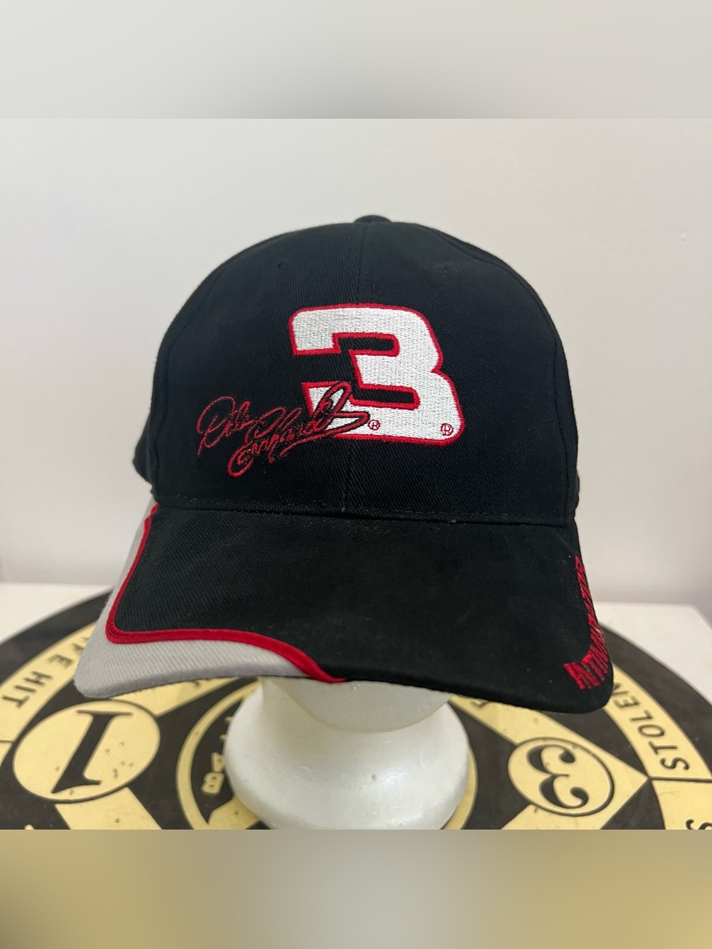 Vintage Dale Earnhardt #3 Chase Authentics NASCAR Strap Back Hat Cap Embroidered